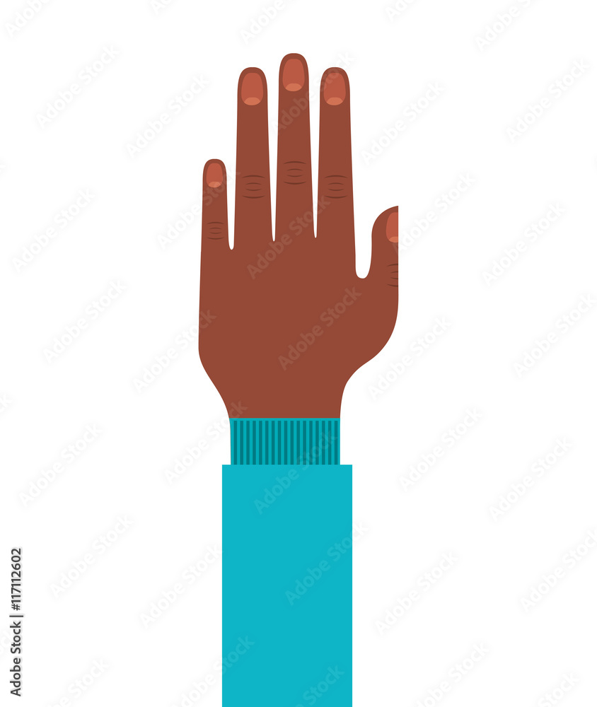 hands human protection icon