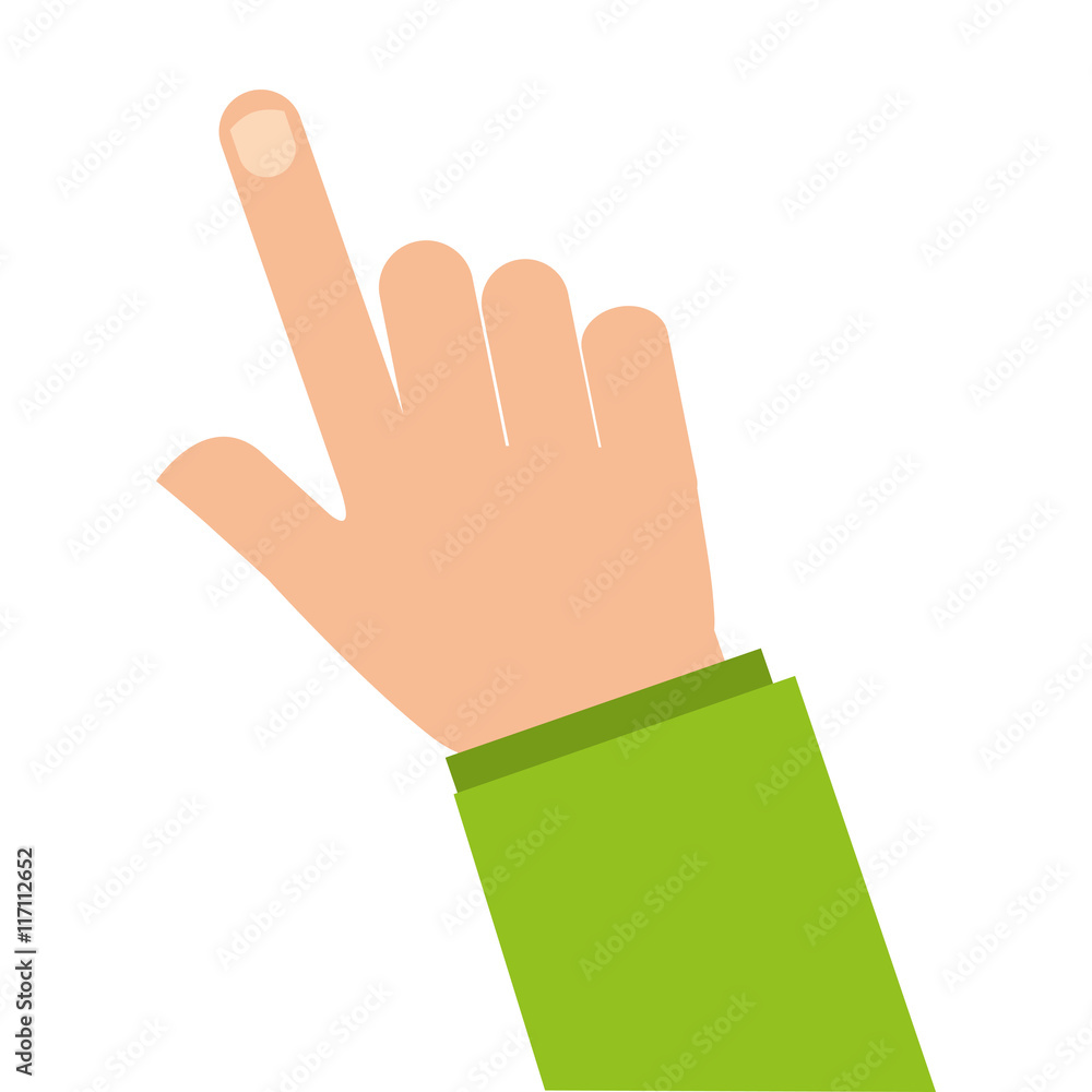 Obraz premium hands human protection icon