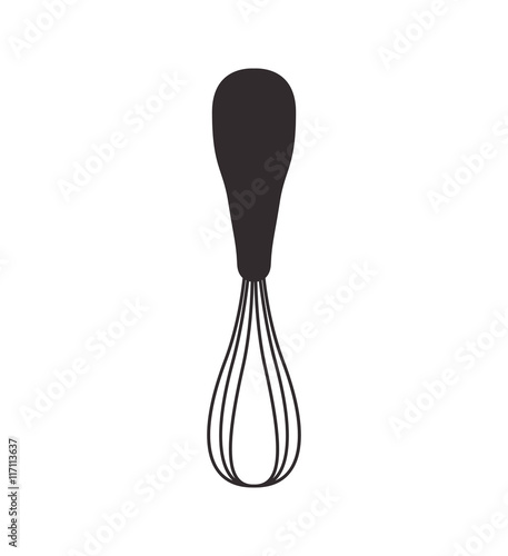 Bakery supply concept represented by mixer icon. Isolated and flat illustration