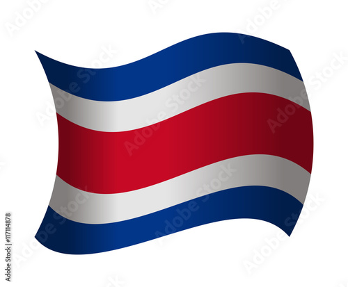 Free Download costa rica flag waving in the wind - GFXLoad