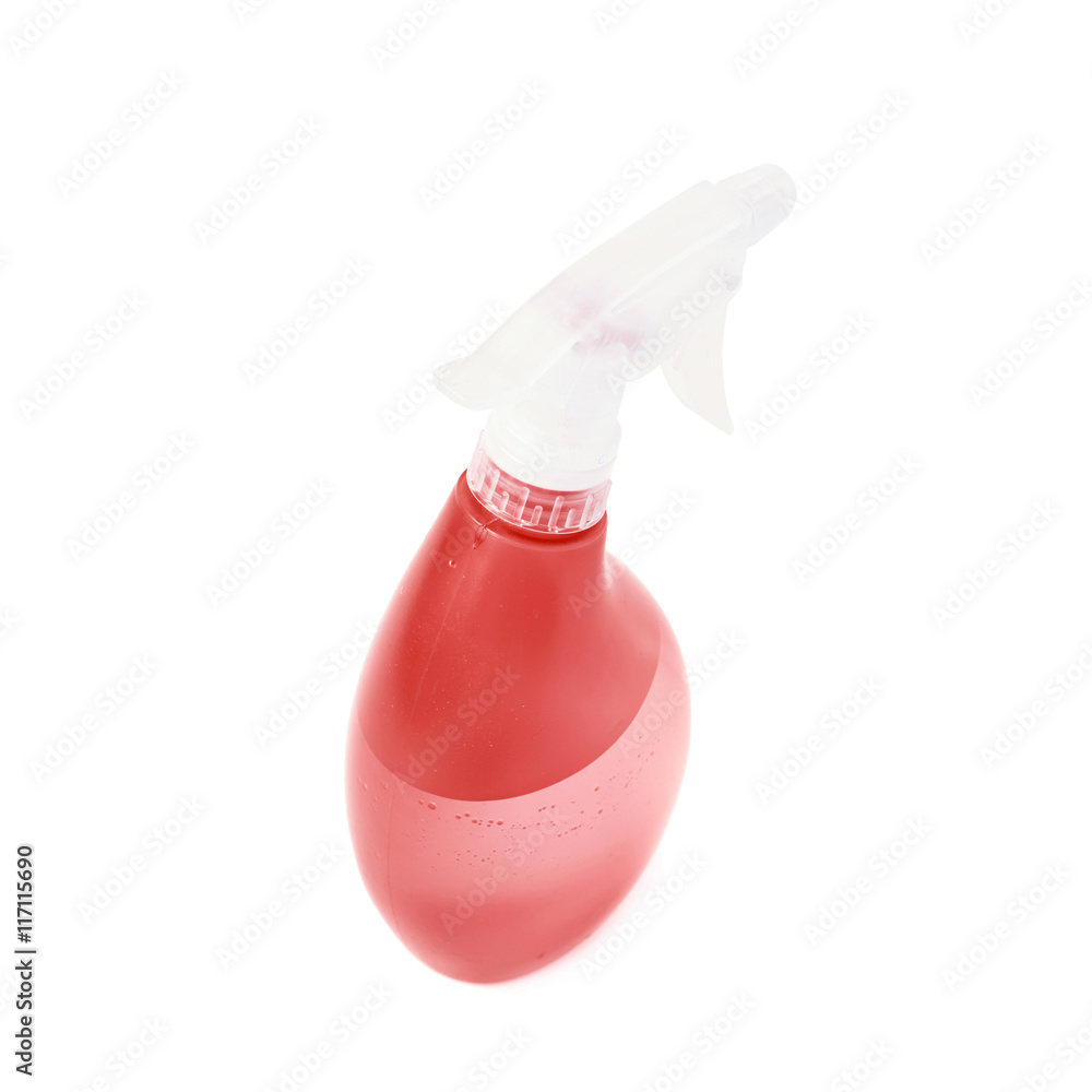 Plastic pulverizer spray isolated Plastic pulverizer spray isolated