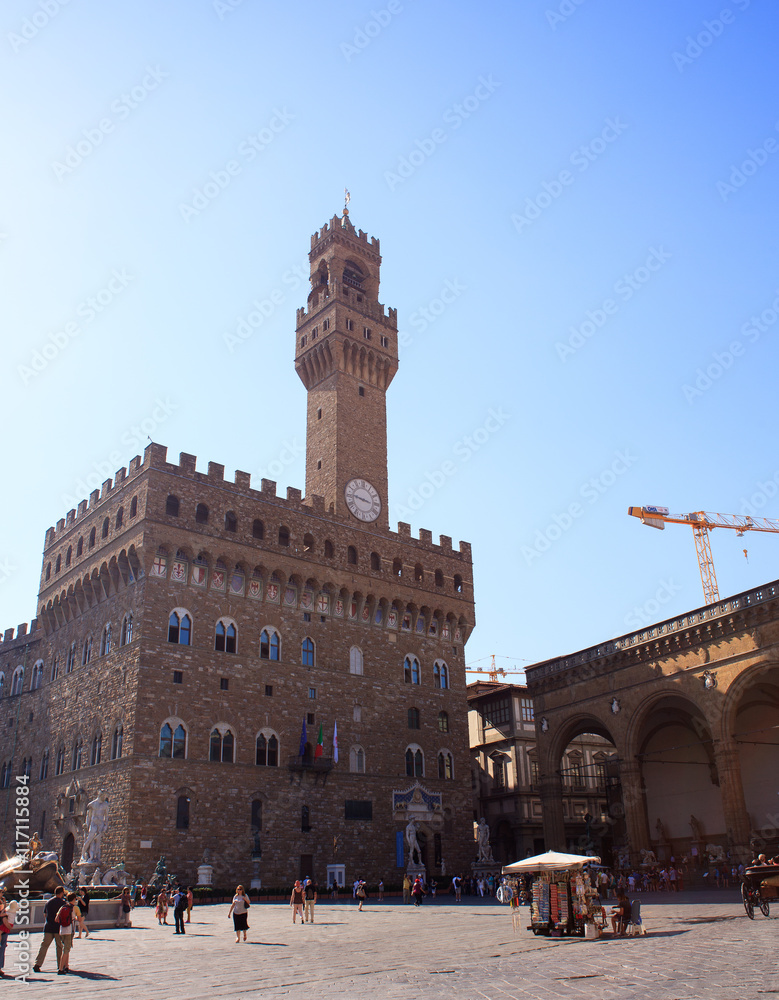 Obraz premium The Palazzo Vecchio, Florence
