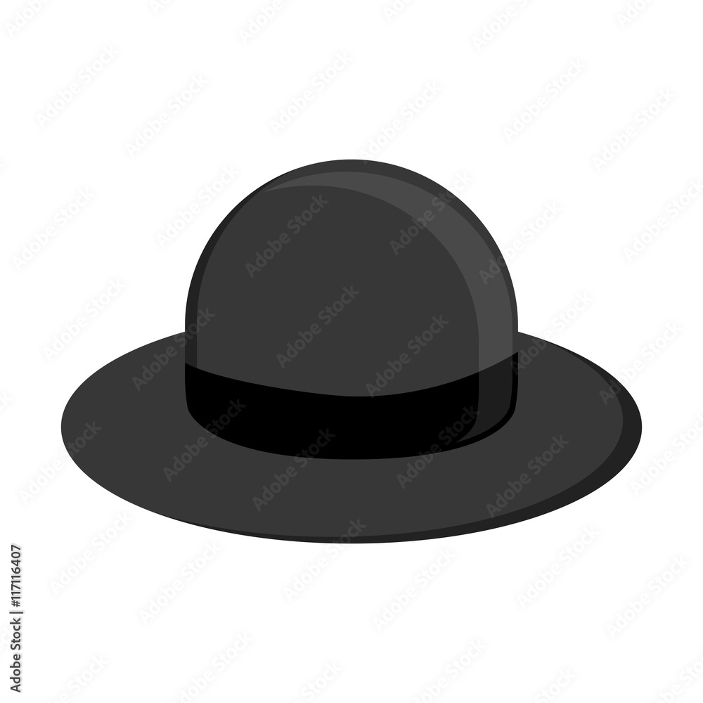 flat design retro hat icon vector illustration flat design retro hat icon vector illustration