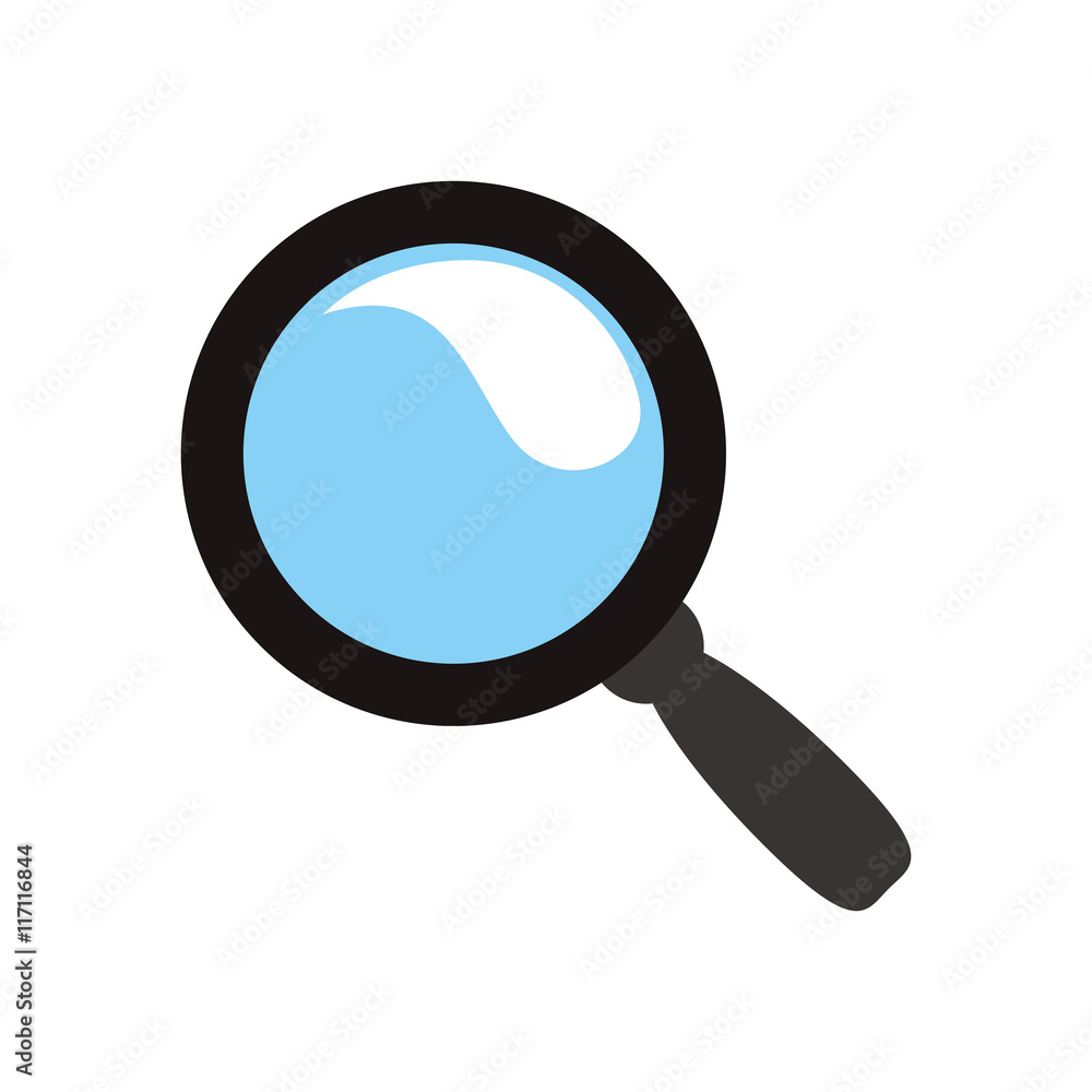 Search concept represented by lupe icon. Isolated and flat illustration Search concept represented by lupe icon. Isolated and flat illustration