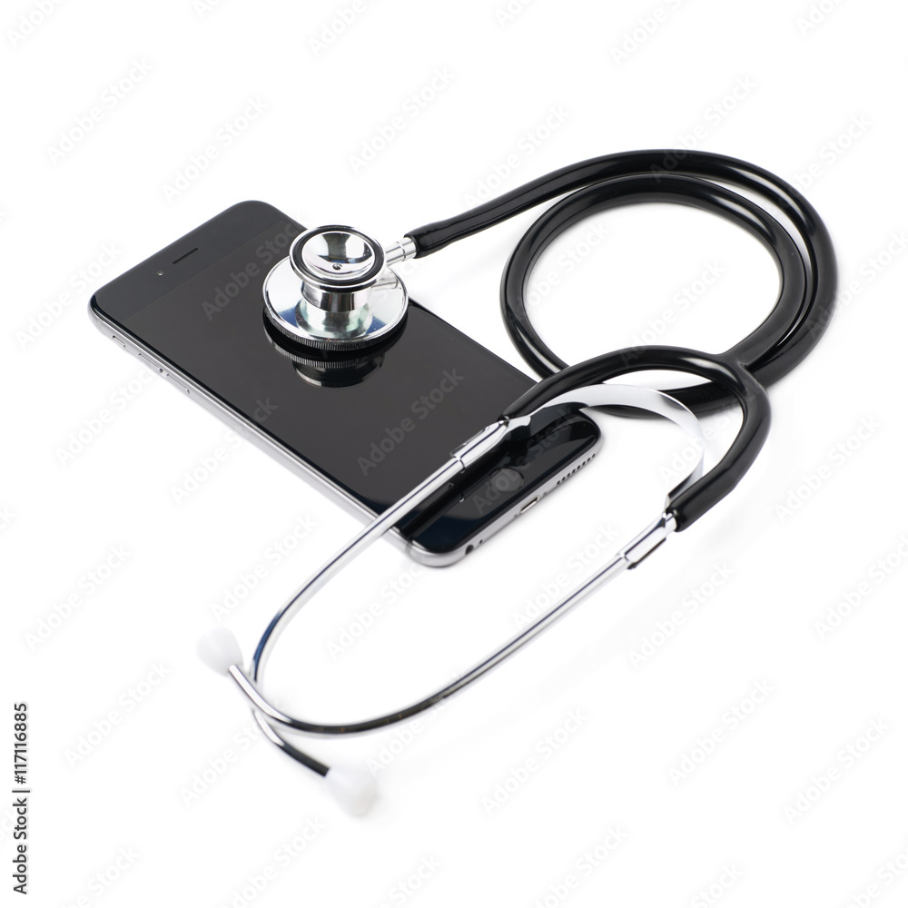 Medical stethoscope over the phone Medical stethoscope over the phone