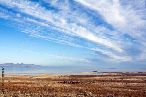 Cloudscape on Antelope Island on the Great Salt Lake