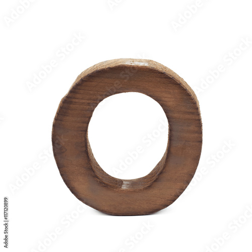 Single sawn wooden letter i...