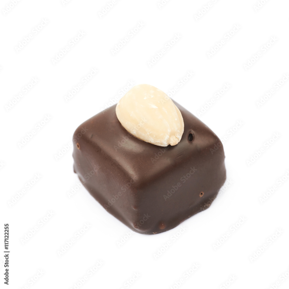 Chocolate confection candy isolated Chocolate confection candy isolated