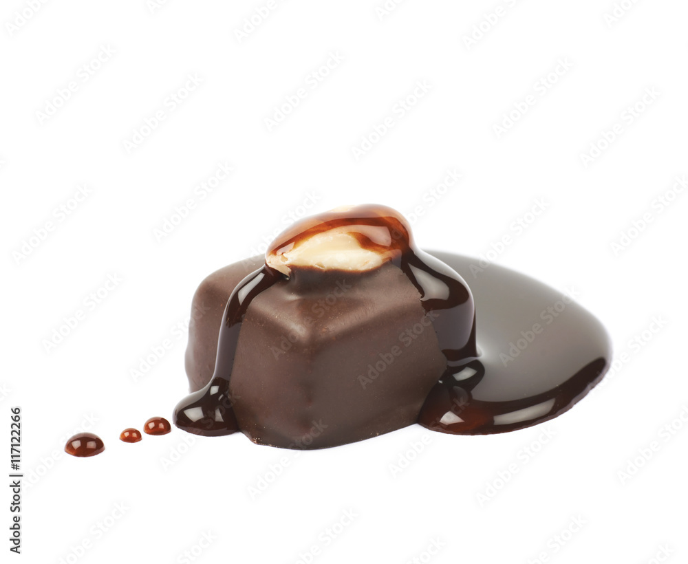Chocolate confection candy isolated Chocolate confection candy isolated