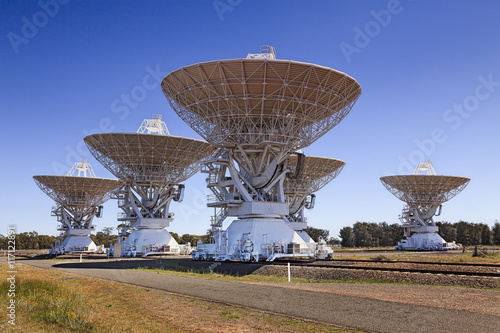 CSIRO 5 telescope array photo
