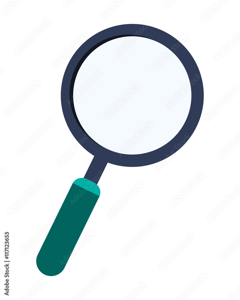 flat design magnifying glass icon vector illustration flat design magnifying glass icon vector illustration