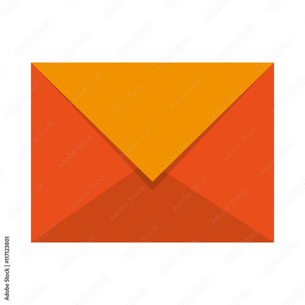 simple flat design closed envelope icon vector illustration simple flat design closed envelope icon vector illustration