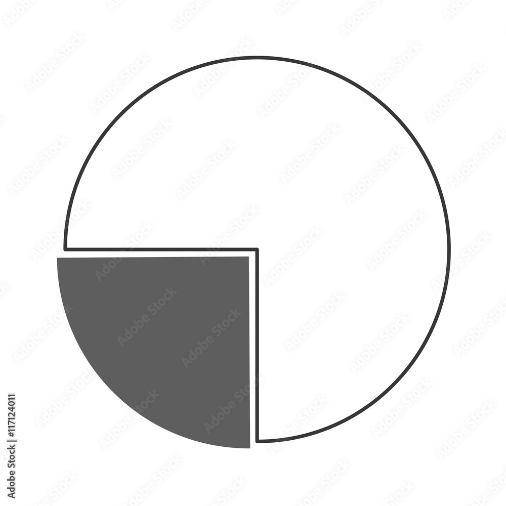 flat design pie chart icon vectro illustration flat design pie chart icon vectro illustration