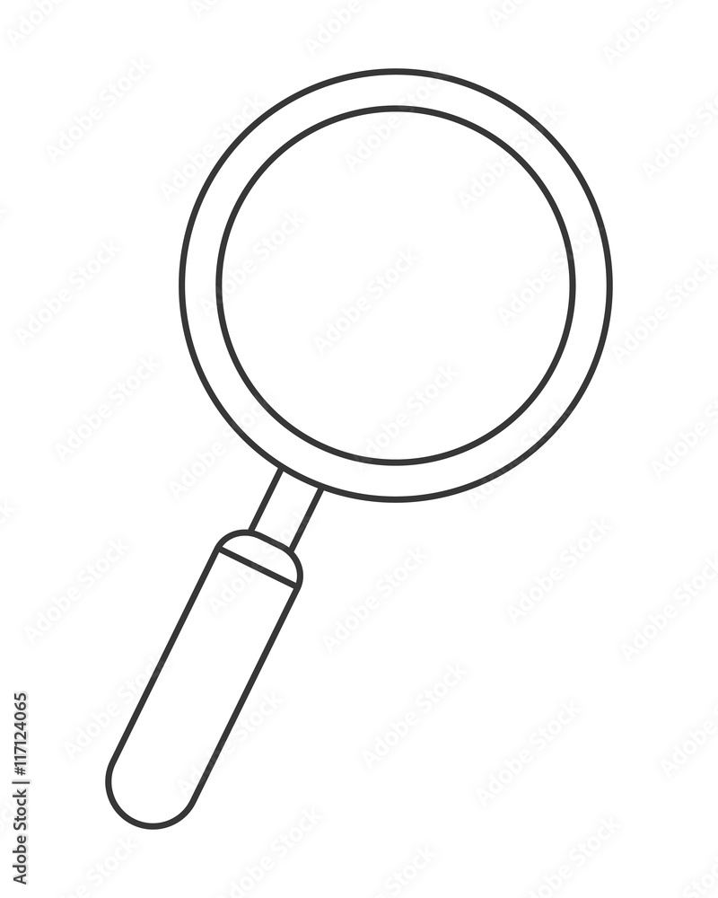 flat design magnifying glass icon vector illustration flat design magnifying glass icon vector illustration