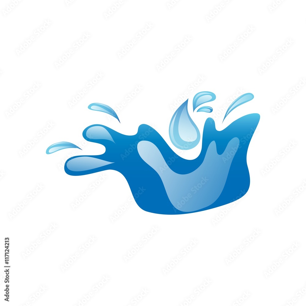 Water Splash logo symbol vector Water Splash logo symbol vector