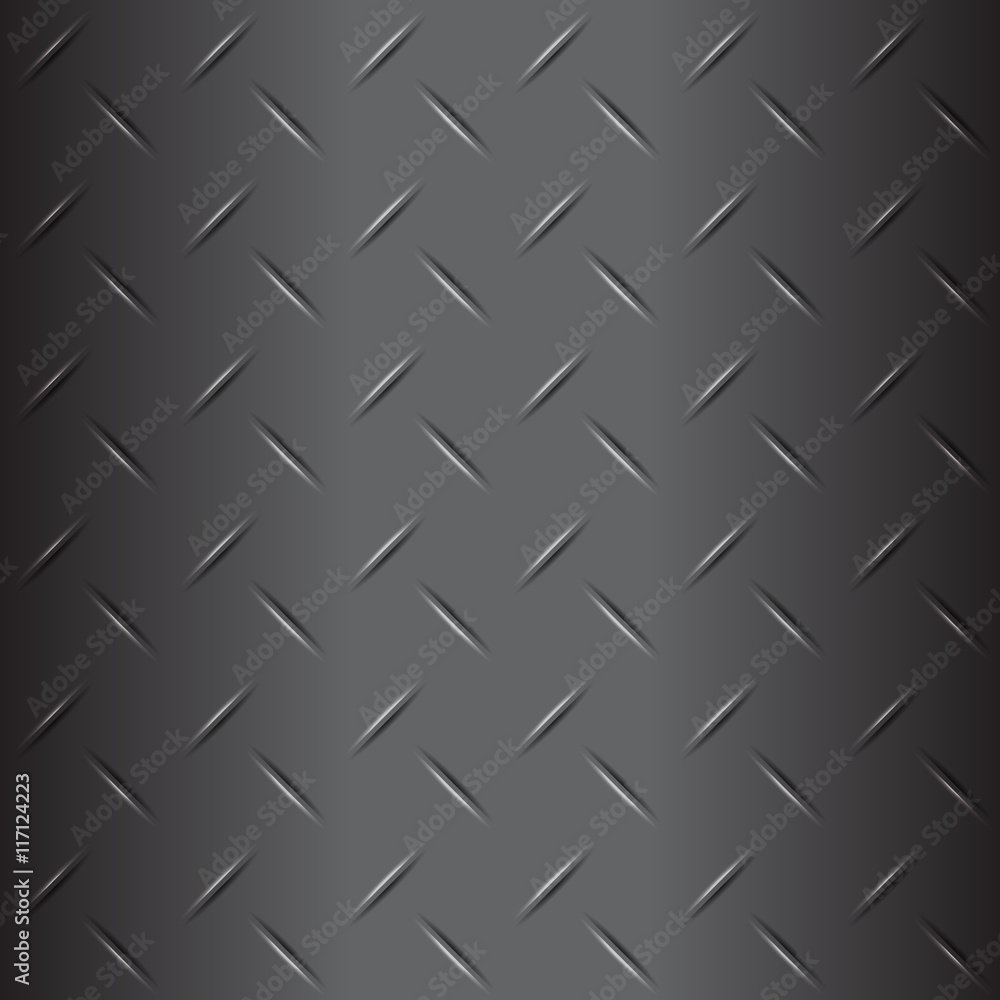 Metal list with rhombus shapes grey background Metal list with rhombus shapes grey background