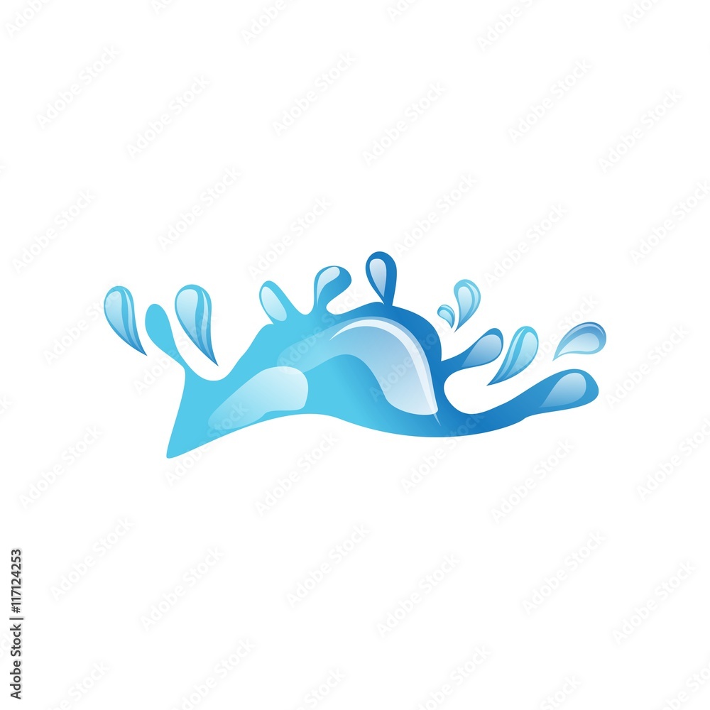 Water Splash logo symbol vector Water Splash logo symbol vector
