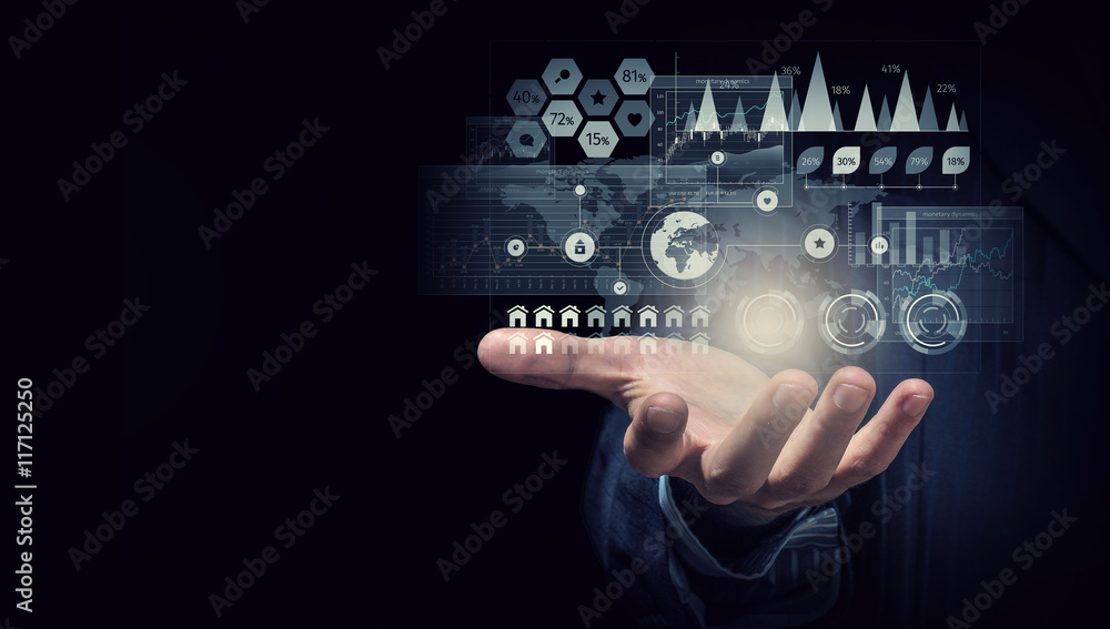 Modern technologies for business . Mixed media Modern technologies for business . Mixed media