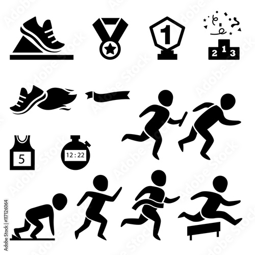 isolated sport.runner icon