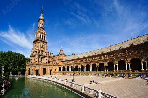 Plaza de España in Sevilla, Spain