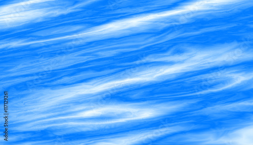 Sky. Abstract background. White clouds on a blue background. Vector Illustration