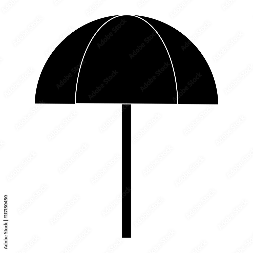 flat design outdoor umbrella icon vector illustration flat design outdoor umbrella icon vector illustration