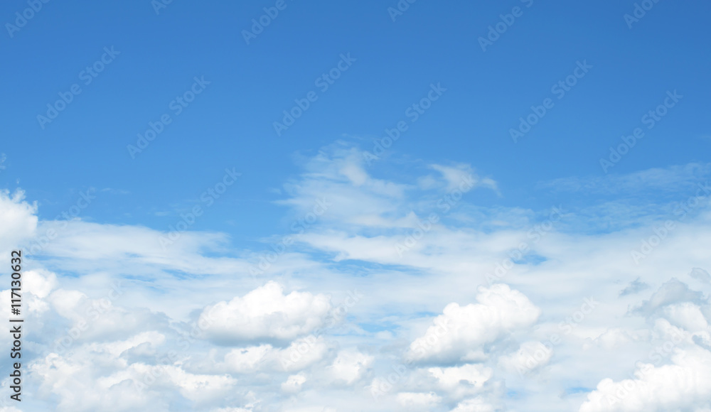 Naklejka premium blue sky