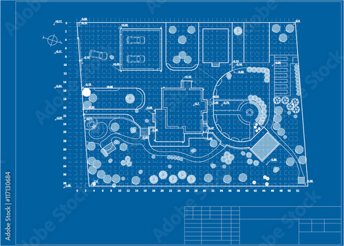 Plan of garden land