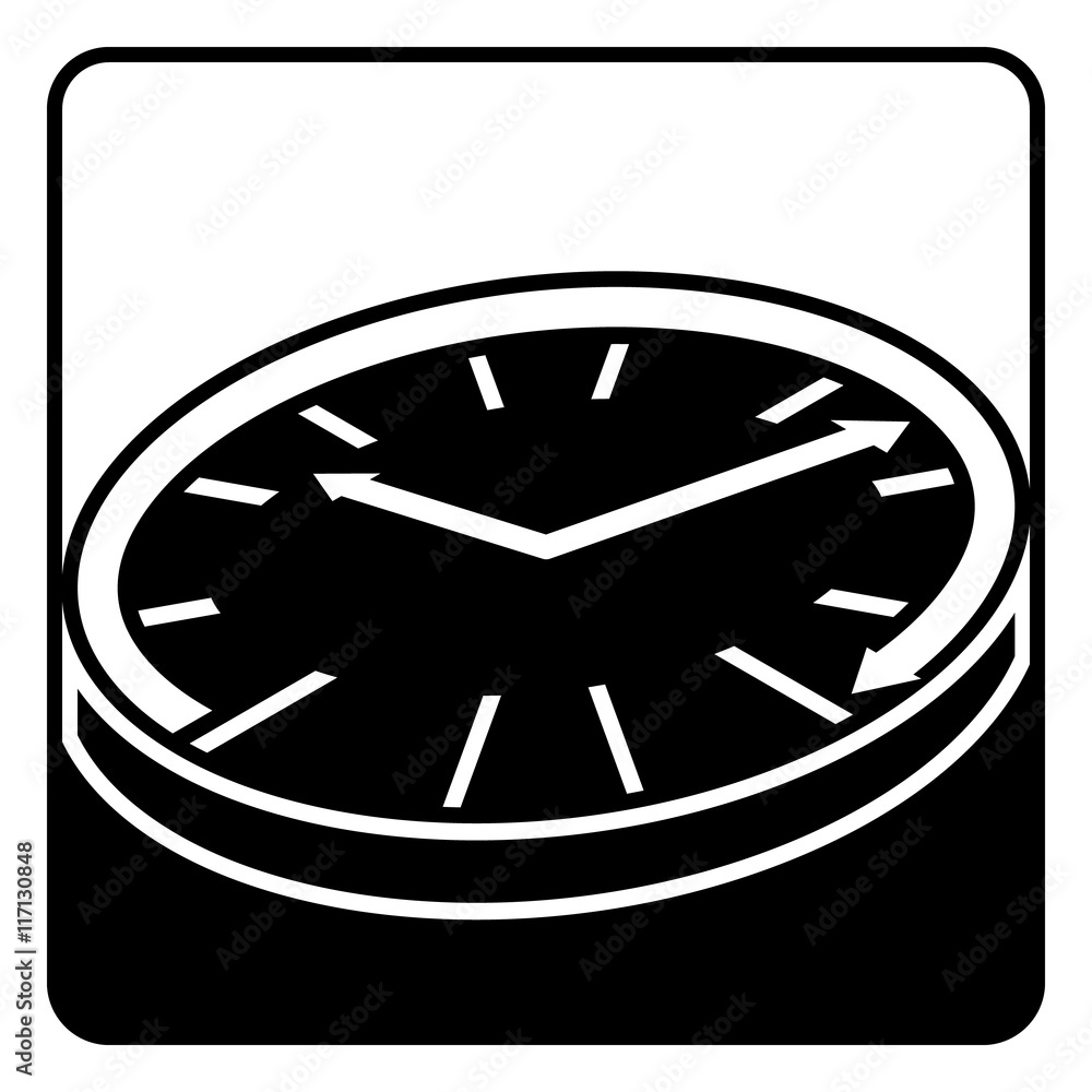 Clock web icon. Vector illustration eps10 Clock web icon. Vector illustration eps10