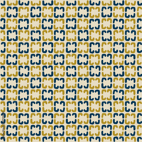 seamless pattern abstract shapes. 抽象的な形のパターン