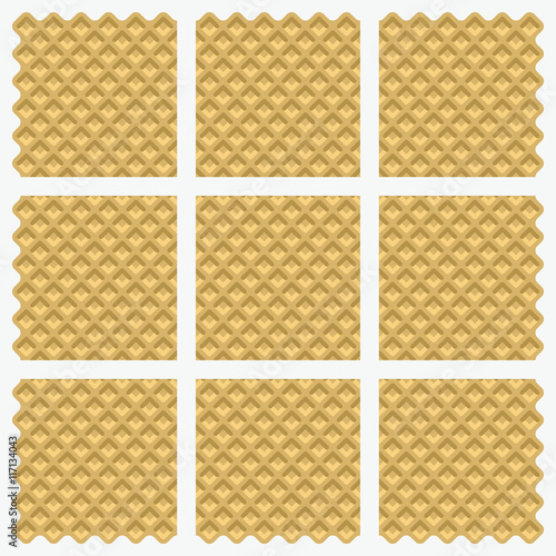 Wafer seamless texture pattern