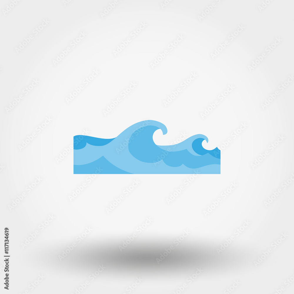 Sea Wave icon. Sea Wave icon.