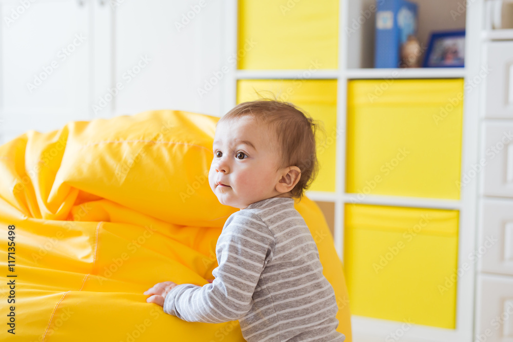 Beautiful adorable laughing baby boy infant face Beautiful adorable laughing baby boy infant face