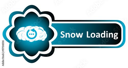 Double blue icon snow loading