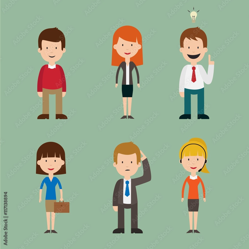 People cartoon characters People cartoon characters