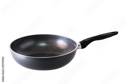 Black pan empty