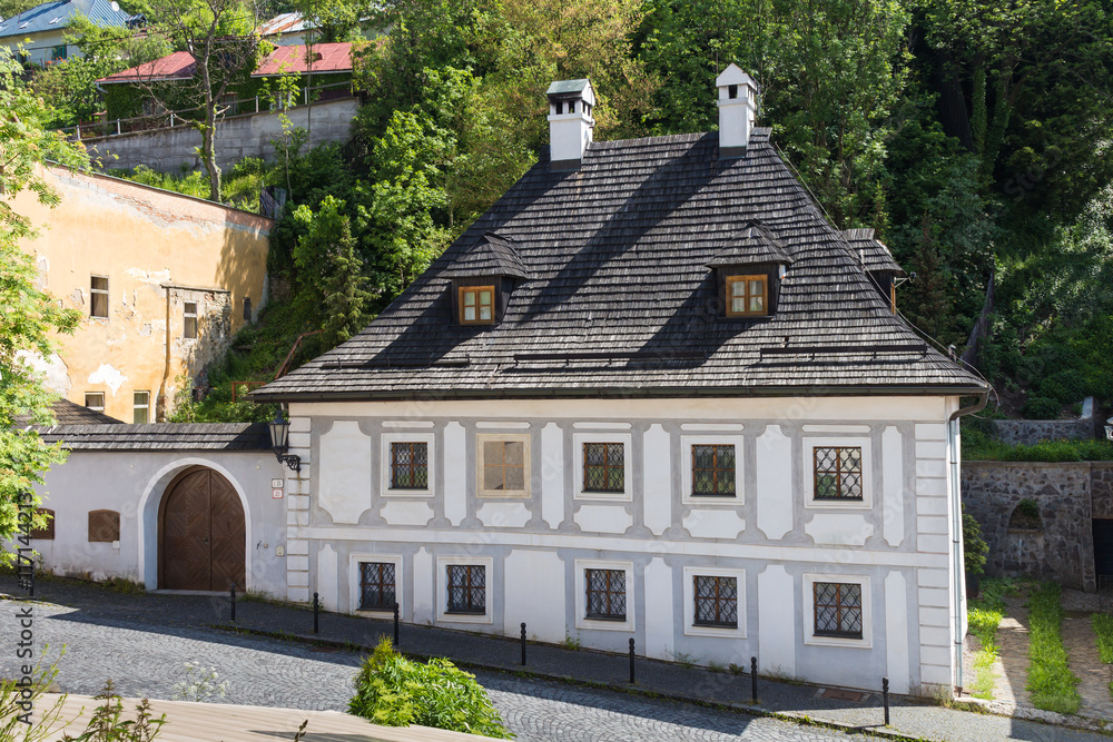 Street of Banska Stiavnica, Slovakia