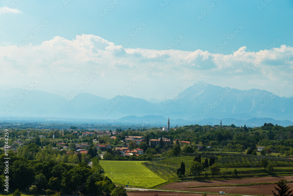 An old village in the italian countryside