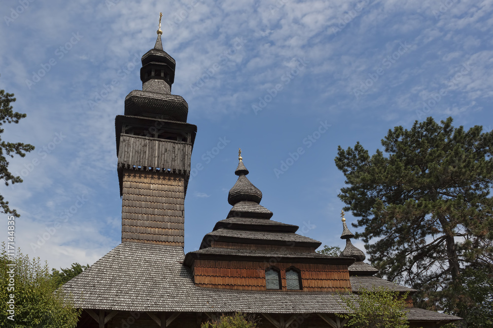 Old wooden church in Uzhgorod