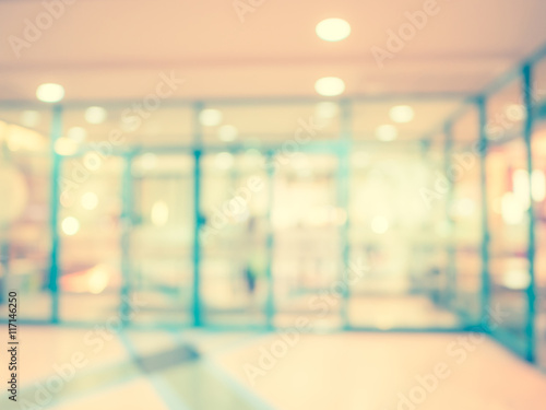 Blurred background  people at shopping mall blur background with
