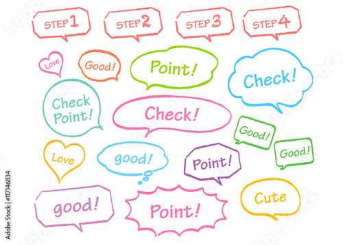 Navigation pins set Vector