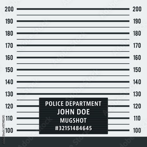Police mugshot background