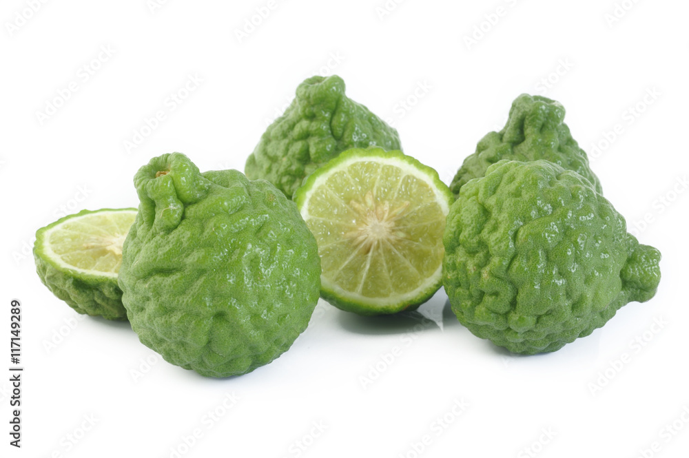 bergamot fruit isolated on white background bergamot fruit isolated on white background