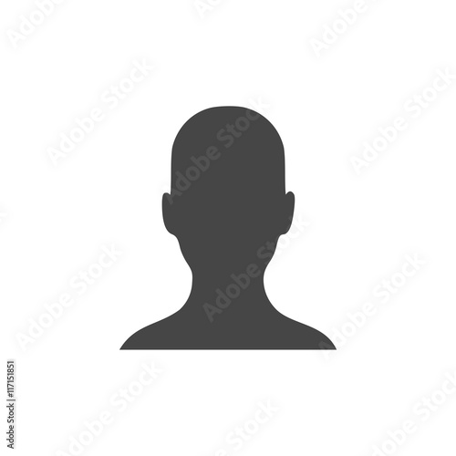 Man silhouette profile picture