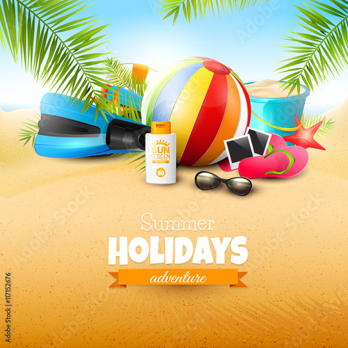 Summer vacation concept