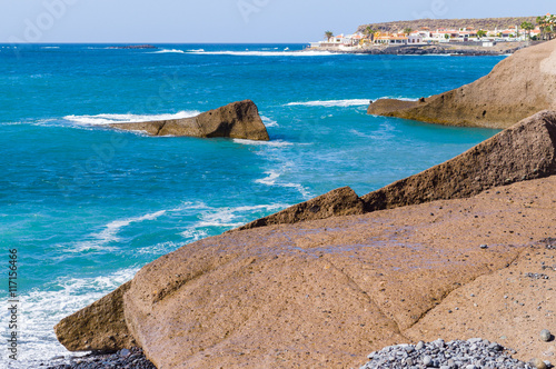 Costa Adeje resort coastline, Tenerife island