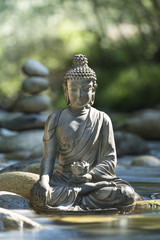 Acrylglasbilder Themen Buddha-Statue mit meditativer Ausstrahlung  © PUNTOSTUDIOFOTO Lda