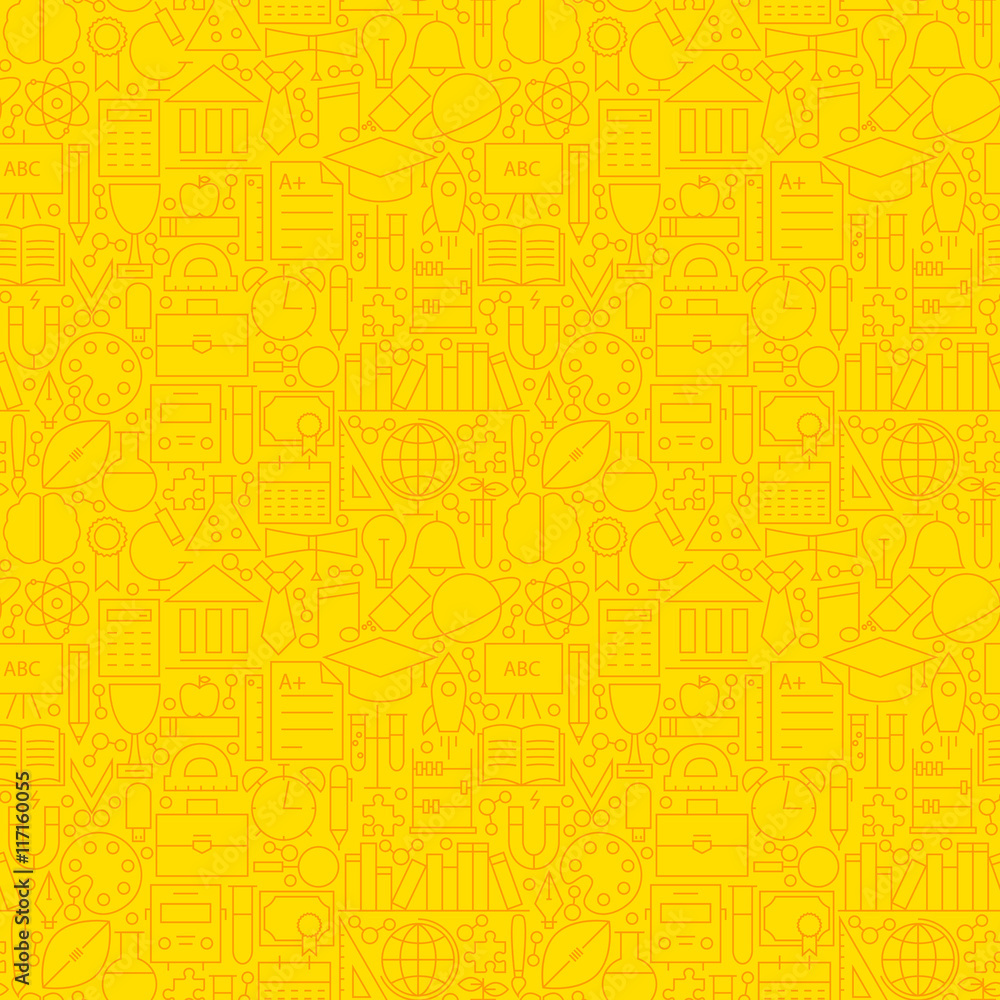 Line Learning Yellow Tile Pattern Line Learning Yellow Tile Pattern