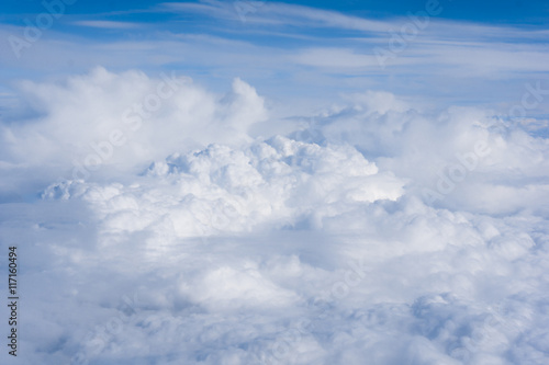 Fototapeta Naklejka Na Ścianę i Meble -  Clouds. view from the window of an airplane