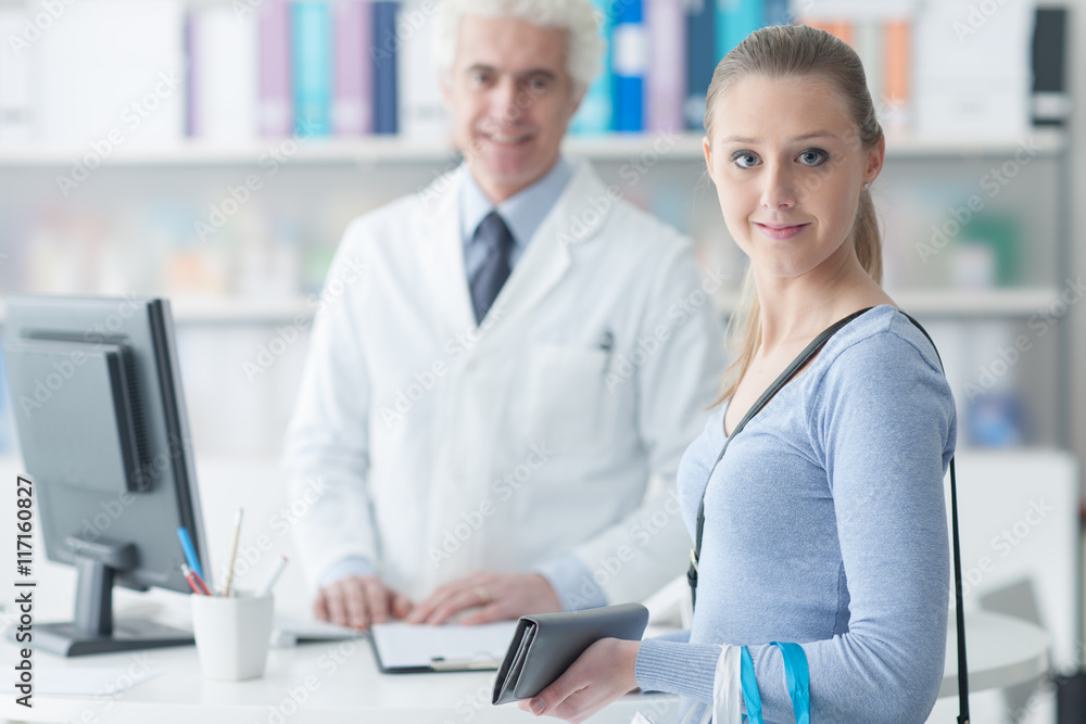 Fototapeta premium Patient in the doctor's office